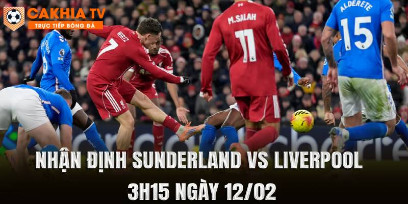 Nhận Định Sunderland vs Liverpool 03h15 Ngày 12/02